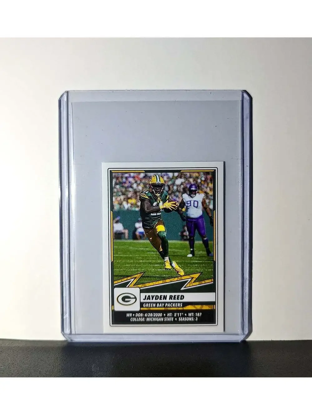 Jayden Reed 2025 Panini NFL #394 Sticker Green Bay Packers